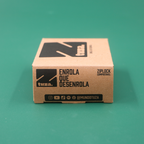 Display de sacos ziplock compostável TUZA — frente, Enrola que Desenrola