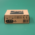 Display de sacos ziplock compostável TUZA — verso com selos de compostabilidade
