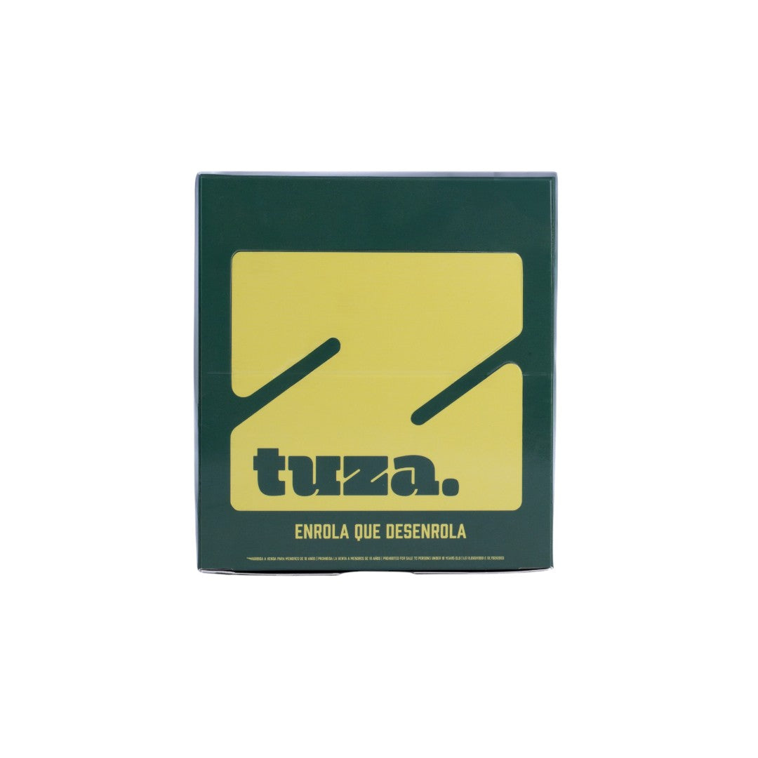 Display TUZA papel de cânhamo com 50 livretos — tampa (vista superior)