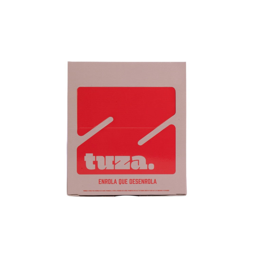 Display TUZA papel orgânico com 50 livretos — tampa (vista superior)