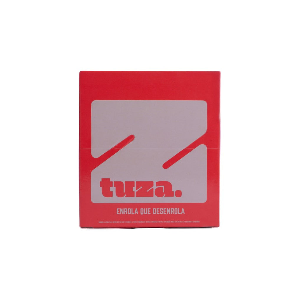Display TUZA papel branco com 50 livretos — tampa (vista superior)
