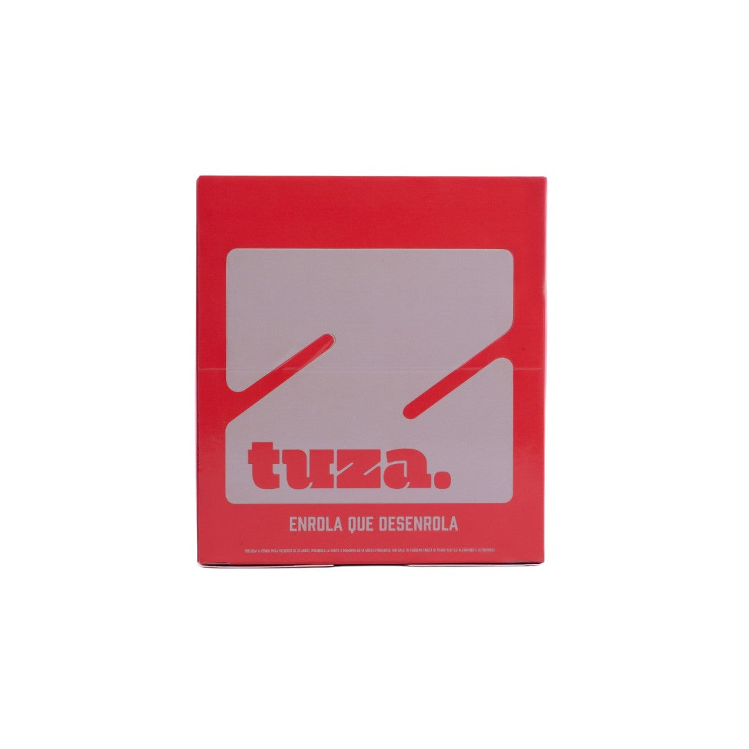 Display TUZA papel branco com 50 livretos — tampa (vista superior)