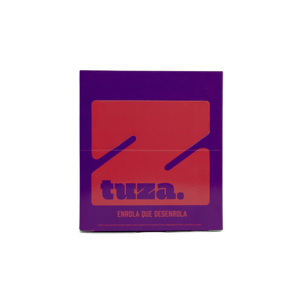 Display TUZA papel de arroz com 50 livretos — tampa (vista superior)