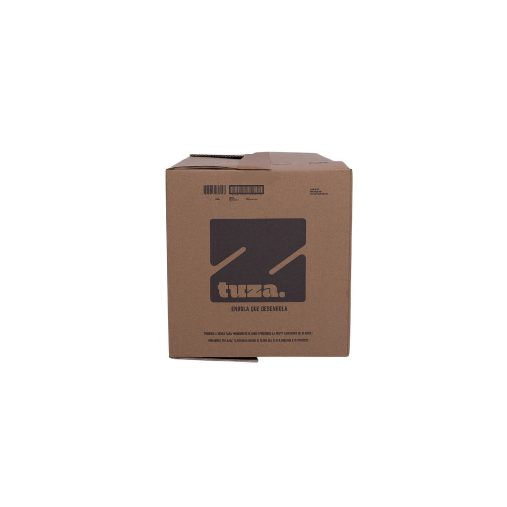 Caixa master TUZA papel branco com 50 displays — lateral