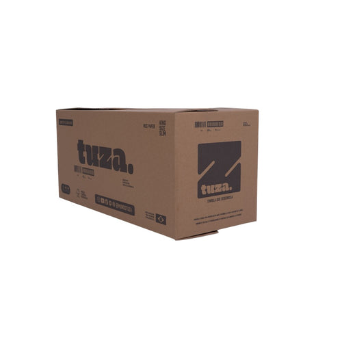 Caixa master TUZA papel de arroz com 50 displays — em perspectiva