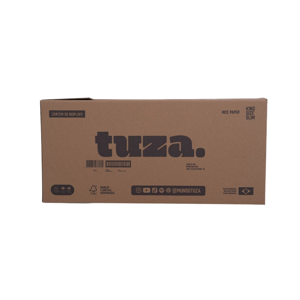 Caixa master TUZA papel de arroz com 50 displays — de frente