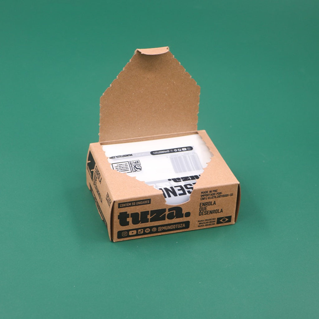 Display com 50 sacos ziplock compostável -Bioplástico compostável à base de amido de milho